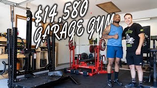 SWAT Officers EPIC Powerlifting GARAGE GYM [upl. by Sileas]