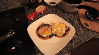 Huevos Rancheros w Chorizo in less than 30 Seconds from Yummeo [upl. by Scoter]