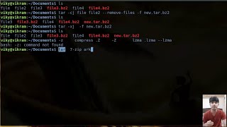 compress  decompress files using gzip amp bzip2 in linux  tar command to manage compressed files [upl. by Losyram]