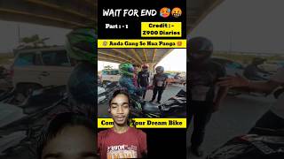 Anda Gang Se Hua🥵 Z900 shorts bike rider motovlog chap [upl. by Cathee]