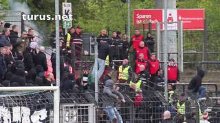 SV Babelsberg 03 vs FC Energie Cottbus Pyro und Platzsturm [upl. by Asuncion]