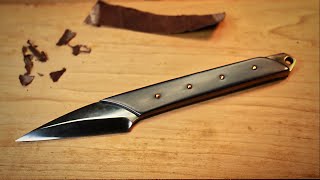 Knife Making  Kiridashi with Anodized Handle [upl. by Gabriel]