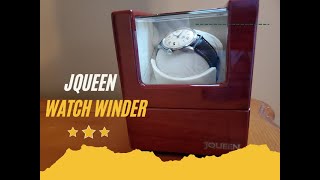 JQUEEN watch winders  winder review [upl. by Eatnuhs547]