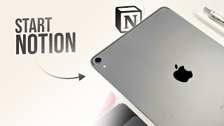 How to Start Notion on iPad tutorial [upl. by Noteloc606]