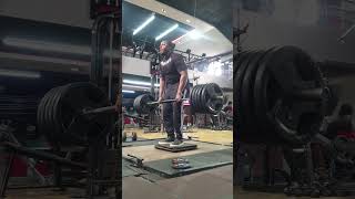 220kg deficit deadlift motivation squatbenchdeadlift deadliftexercise gym crossfit gymdeadlift [upl. by Allebara]