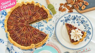 PECAN PIE 🥧  EL MEJOR PASTEL AMERICANO DE NUECES  QUIERO CUPCAKES [upl. by Yellehs320]