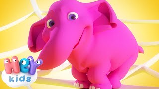 En Elefant Balanserade  HeyKids Svenska  lär barnen att räkna [upl. by Aya200]