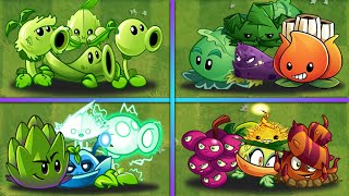 4 Team Plants FILABOMBARDARMAAPPEASE  MINT amp VINE Battlez  Who Will Win  PvZ 2 Team Plants [upl. by Yadrahs761]