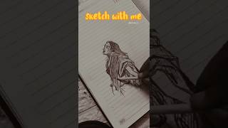 Pencil 😍 Sketching girl ytshorts youtubeshorts sketch pencildrawing pencilsketch viralshorts [upl. by Airod]