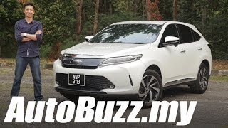 Toyota Harrier 20T Luxury review  AutoBuzzmy [upl. by Secnirp]