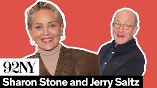 Sharon Stone and Jerry Saltz Talk About Art [upl. by Angelina976]