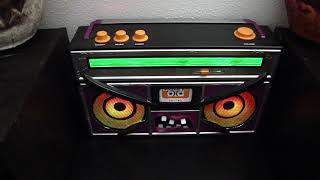 Gemmy 2018 Halloween Animated quotMonster Mixquot Boombox [upl. by Ynohtna]