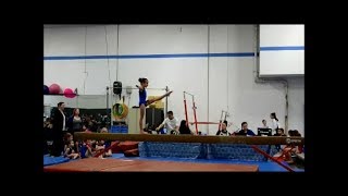 Gymnastics Level 2 Junior Olympic  Balance Beam Bars Floor Routine Vault [upl. by Zonnya]