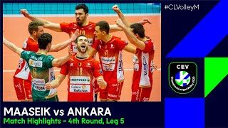 CLVolleyM  VC Greenyard MAASEIK vs Halkbank ANKARA  Match Highlights [upl. by Comptom294]