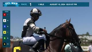 Pioneer Prince wins race 1 at Del Mar 81524 [upl. by Ahtnicaj455]