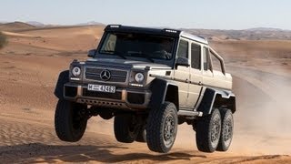 Mercedes G63 AMG 6x6  536bhp 6WD and 500000  autocarcouk [upl. by Joash]