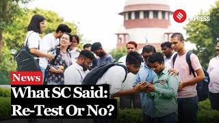 SC On NEET 2024 What Supreme Court Said During NEET Hearing ReTest Or No ReTest [upl. by Harutak]