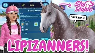 BUYING NEW LIPIZANNER HORSES amp DRESSAGE UPDATE IN STAR STABLE 🐴 [upl. by Adev]