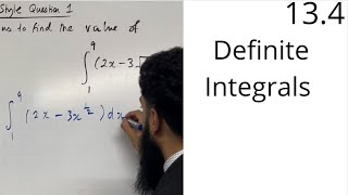 Edexcel AS Level Maths 134 Definite Integrals [upl. by Sitruc]