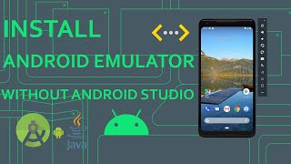 How To Install Android Emulator Without Installing Android Studio  Install only Android SDK and AVD [upl. by Faux550]