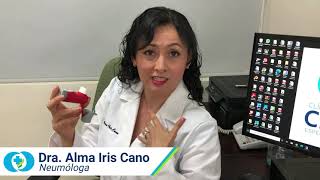 Uso correcto del inhalador  Asma y EPOC  Dra Alma Iris Cano Neumóloga  Clínica Cerya [upl. by Krid]