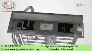 Zkteco Turnstile entry management [upl. by Salome102]