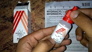 MYDRIACYL Tropicamide15ml Eyedrop dangerous side effects  Composition  Used for  All Details 🔥💯 [upl. by Halvaard]