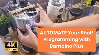 How to PROGRAM Your Espresso Shot Is it ACCURATE  Breville Bambino Plus [upl. by Syst]