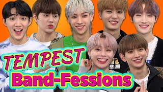 TEMPEST Plays ‘BandFessions’  Revealing Messiest Loudest Funniest Members of Kpop Group amp More [upl. by Marcus]