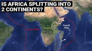 Is Africa splitting into two continents  East African Rift Valley  Geography geology [upl. by Yelrah746]