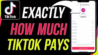 How Much TikTok Paid Me For 1000000 Views [upl. by Leggat]