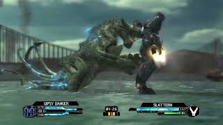 Gipsy Danger VS Slatern aka godzilla  Pacific Rim Xbox 360  Xenia Canary Gameplay ALL DLCs [upl. by Rhodie]