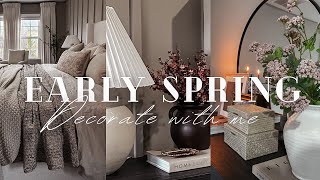 Decorate with me  Bedroom Refresh  Early Spring decor 2024 [upl. by Parrish753]