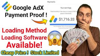 Adx Loading Live 1700 Payment Proof Full Video  Safe Loading Method [upl. by Latea]