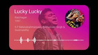 Lucky Lucky  Ratchagan  HD Audio  Nagarjuna  Sushmita Sen  SPB  AR Rahman [upl. by Notgnilra]