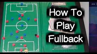 Fullback Tutorial in possession ► Soccer Positions  Football Positions [upl. by Fabrianna44]