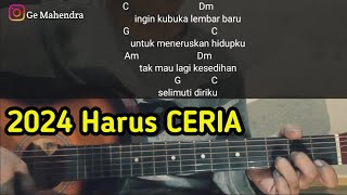 Kunci Gitar CERIA  J Rock  Pake Chord Gampang Semua [upl. by Lauro804]