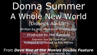 Donna Summer  A Whole New World Aladdin LYRICS  HQ 2007 [upl. by Suolkcin177]