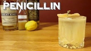 Penicillin  How to Make the Modern Whisky Sour Cocktail with Honey Ginger amp Smoky Scotch [upl. by Niles]