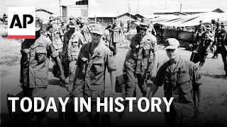 Today in History President Nixon announces end of US military role in Vietnam war [upl. by Frederico]