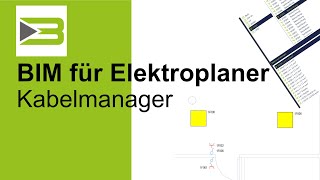 elkoBIM Kabelmanager  Revit Elektroplanung [upl. by Heyra]