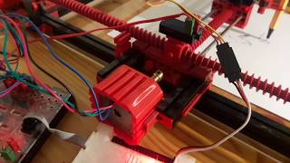 ftDuino controlled fischertechnik plotter [upl. by Ramel698]