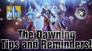 Destiny 2 The Dawning Things You Need To Know [upl. by Boesch621]