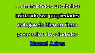 manuel juarez  joan sebastian  karaoke [upl. by Dewar]