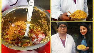 Delhi Universitys Famous Bhel Puri  Chatpati amp Spicy Bhelpuri  Cook with Monika [upl. by Adorne]