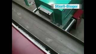 Straightening and cambering machine for steel fabricators STIERLI [upl. by Starlin655]