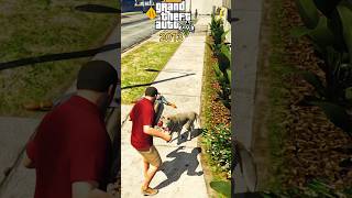 EVOLUTION OF GTA GAMES KNIFE KILL IN NPC 🔥  gtavicecity gtasanandreas gta4 gta5 rockstargames [upl. by Nevah430]