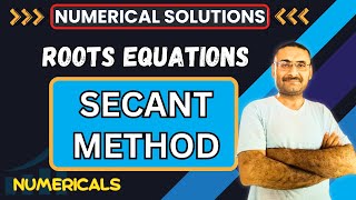 Secant Method  Chord Method  Roots of Equations  Numerical Solutions  Engineering BCA BBA Bcom [upl. by Nytnerb]