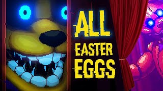 FNAF Into the Pit  ALL ENDINGS All EASTER EGGS and SECRETS  Five Nights at Freddys Into The Pit [upl. by Eloci]