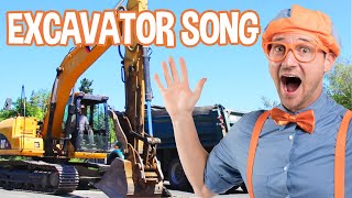 Im An Excavator  Excavator Song For Toddlers  Educational Songs For Kids [upl. by Coad]